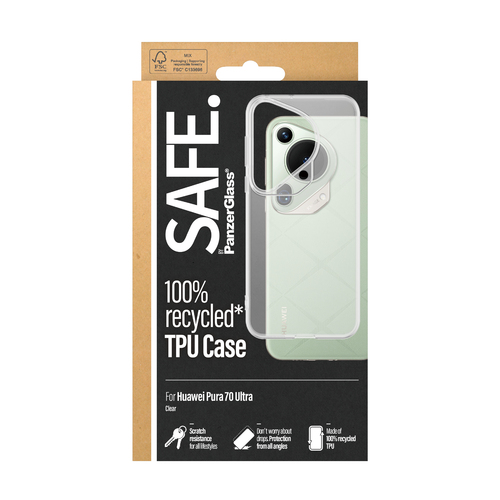 PanzerGlass SAFE. by PanzerGlass® TPU Case Transparent HUAWEI P70 Ultra – image 3