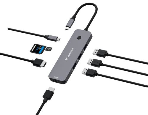 USB-C PRO MULTIPORT HUB CMH 08 8 PORTS