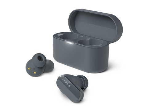 Philips Unisex TAT3508 True Bluetooth Noise Cancelling In-Ear Headphones w/ Mic in Black Black One Size female - image 1