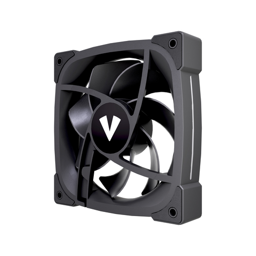 VIDA Stealth 120mm ARGB PWM Case Fan, Hydraulic Bearing, Outer Ring Lighting, 600-1500 RPM, Black – image 7