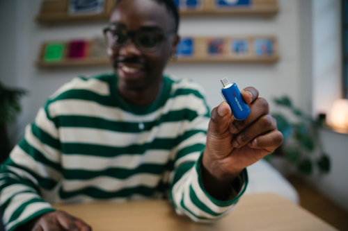 Verbatim Plectra USB-C Flash Drive Blue – image 7