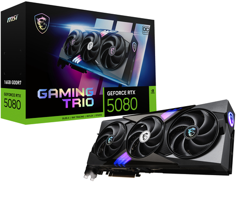 Msi GeForce Rtx 5080 16G Gaming Trio 16GB OC Graphics Card - image 1