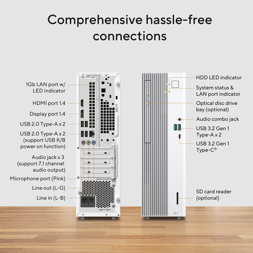 ASUS V500 SFF V500SV-13620H005W Intel® Core™ i7 i7-13620H – image 9