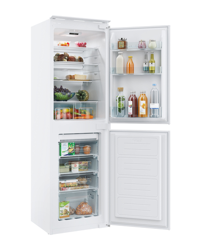 Candy CB50N518EK 177cm 50/50 Integrated Total No Frost Fridge Freezer with Sliding Door Hinge - White - E Rated, White - image 3