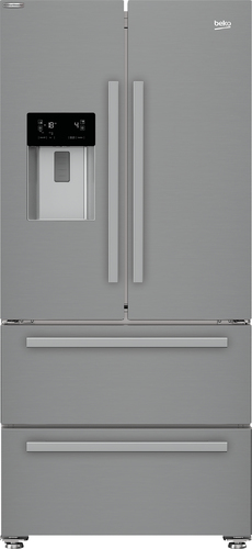 Combiné Réfrigérateur Congélateur Design Frigo Américain 42 DB Classe a  Noir