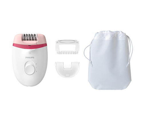 Philips Satinelle Essential BRE255/05 epilator Pink, White