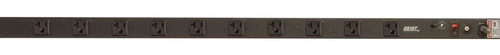 Vertiv Geist NSVA100-102R20 power distribution unit (PDU) 10 AC outlet(s) 0U Black