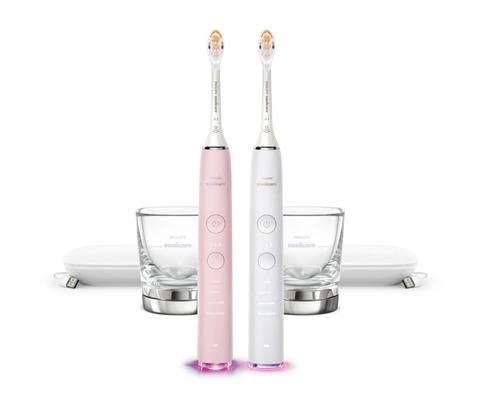 Philips HX9904/73 electric toothbrush Adult Sonic toothbrush Pink, White