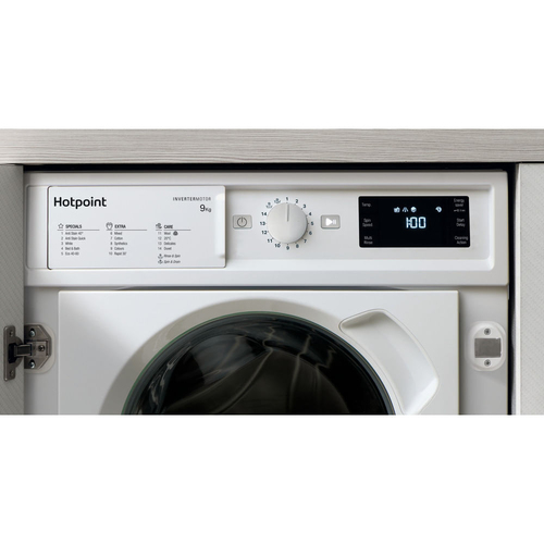 Hotpoint BIWMHG91485 Integrated 9kg 1400 Spin Washing Machine B Rated - image 8