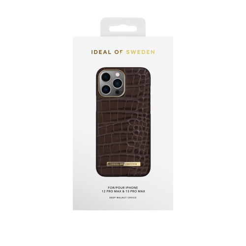 iDeal of Sweden Atelier Case iPhone 12PM/13PM Dp Walnut Croco