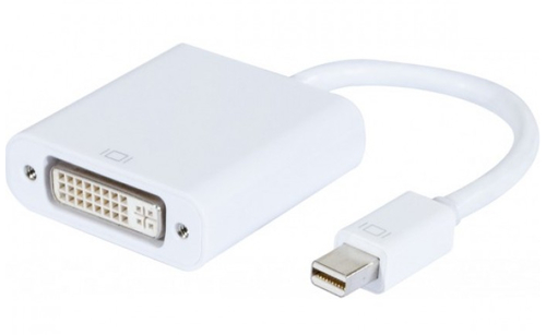 Hypertec 127376-HY видео кабель адаптер DVI-D Mini DisplayPort Белый
