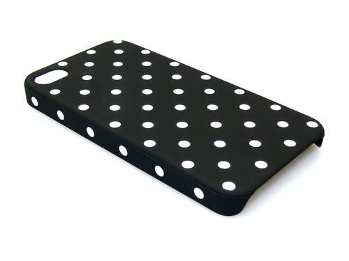 Sandberg Cover 4/4S dot pattern Black