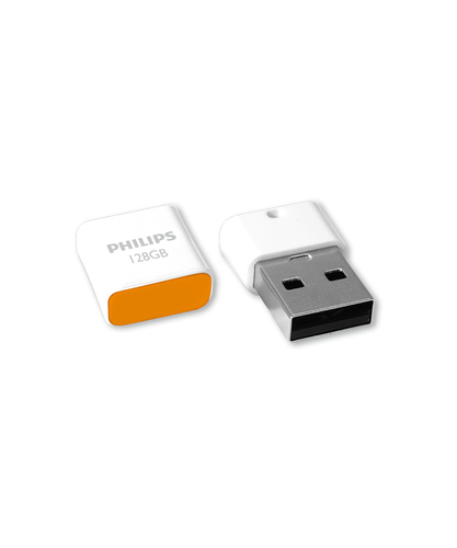 Philips USB 2.0 128GB Pico Edition Sunrise Orange USB flash drive USB Type-A Zilver, afbeelding 2