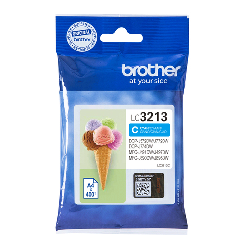 Brother LC3213C Inkjet Cartridge High Yield Cyan LC3213C - image 1