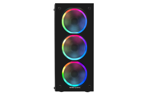 Mars Gaming MCGRGB computer case Midi Tower Black – image 2