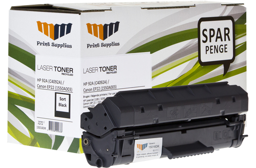 MM Black Laser Toner - HP 92A (C4092A) / Canon EP22 (1550A003) - For HP LaserJet / Canon LBP – image 1