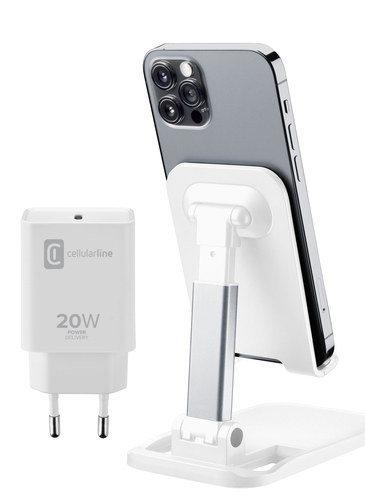 Cellularline Charge & Stand Kit - iPhone 8 or later