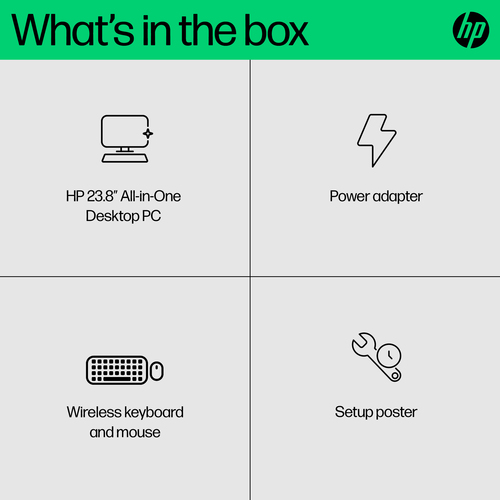 HP 24-CR0063NA Intel Core i3 8GB RAM 256GB SSD 23.8 Inch Windows 11 All-in-One PC - image 5