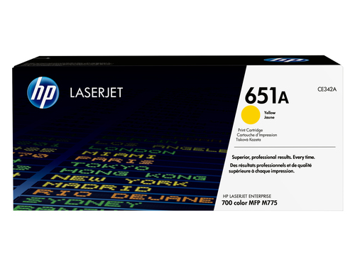 HP 651A Yellow Original LaserJet Toner Cartridge – image 1