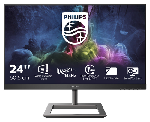 Philips E Line 242E1GAJ/00 монитор для ПК 60,5 cm (23.8") 1920 x 1080 пикселей Full HD ЖК Черный, Хромовый