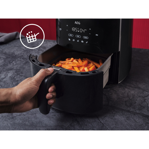 AEG AAF3B Sencillo 3,3 L Independiente 1350 W Freidora de aire caliente Negro