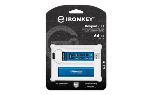 Kingston IronKey Keypad 200 64 GB usb-stick