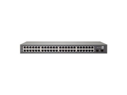 LevelOne 50-Port Web Smart Gigabit Ethernet Switch, 2 Ports SFP – image 3