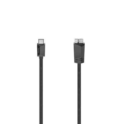 Hama 00200654 USB кабель USB 3.2 Gen 1 (3.1 Gen 1) 0,25 m USB C Micro-USB A 5 Gbit/s Черный