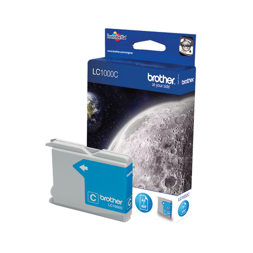 Original Brother LC1000C Cyan Inkjet Cartridge - image 1