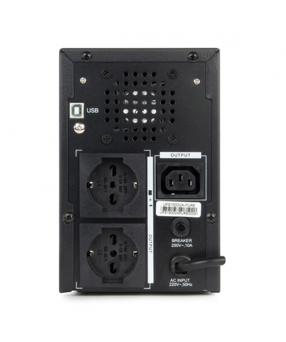 Vultech UPS1500VA-PURE sistema de alimentación ininterrumpida (UPS) Línea interactiva 1,5 kVA 1200 W 3 salidas AC