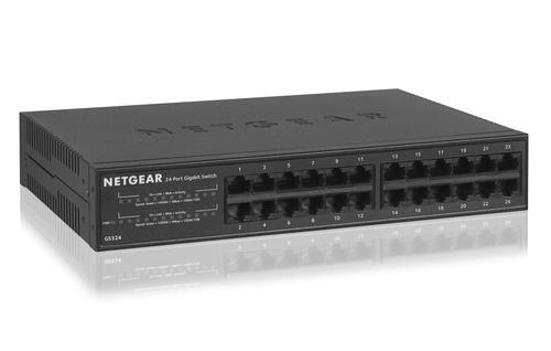 NETGEAR GS324 Unmanaged Gigabit Ethernet (10/100/1000) 1U Black – image 6