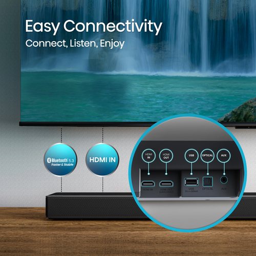 Hisense AX3125H soundbar speaker Black 3.1.2 channels – image 8