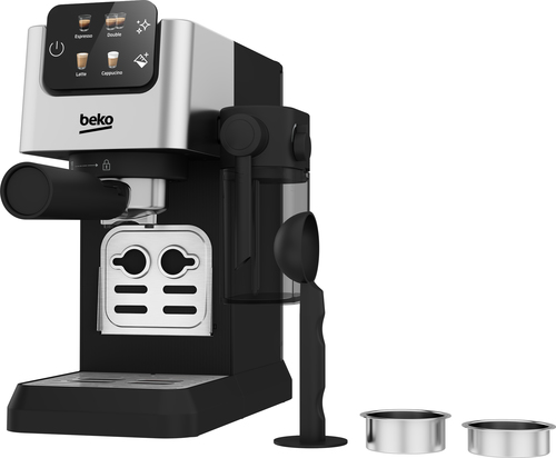 Beko CaffeExperto Manual Espresso With Integrated Milk Jug in Black - Black - image 5