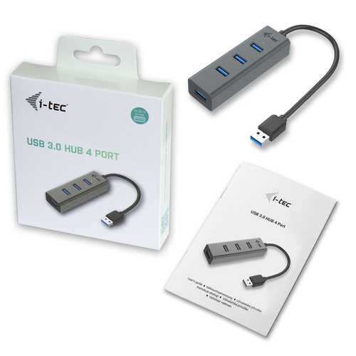 i-tec 4-Port USB 3.0 Metal usb-hub – Photo 5 sur 6