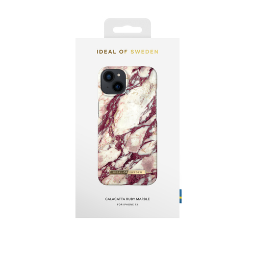 iDeal of Sweden Printed Case iPhone 13 Calacatta Ruby Mrb – image 1