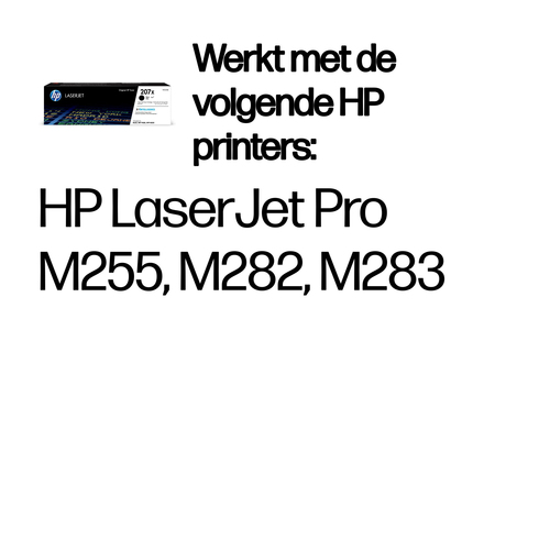 HP 207X Toner Zwart (Hoge Capaciteit)