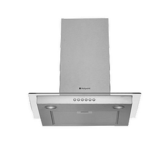 Hotpoint HDF6.5SAB cooker hood Wall-mounted Stainless steel 474 m³/h