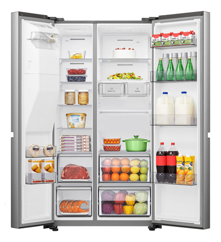 Hisense RS818N4TIC1 side-by-side refrigerator Freestanding – image 2