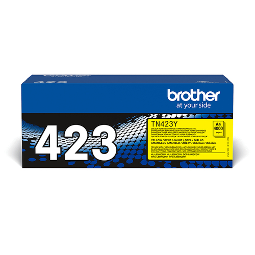 Brother TN-423Y Toner Cartridge High Yield Yellow TN423Y - image 1