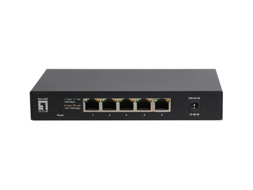 LevelOne Switch 5x GE GEU-0525 IEEE 802.3x 100Mbps zwart, afbeelding 2