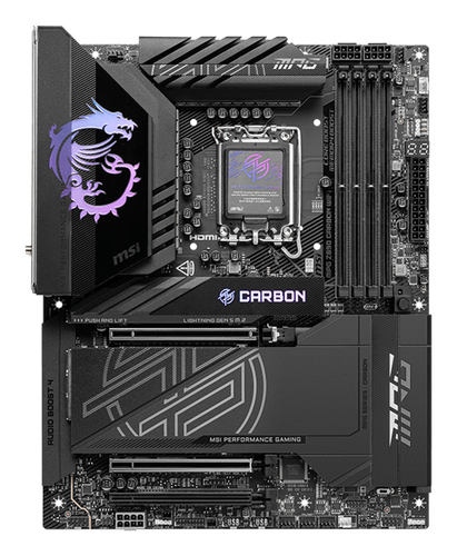 Msi Mpg Z890 Carbon Wifi DDR5 Motherboard - Intel Atx, High-Speed Wi-Fi 7, Direct 20+1 Power Phases - image 2