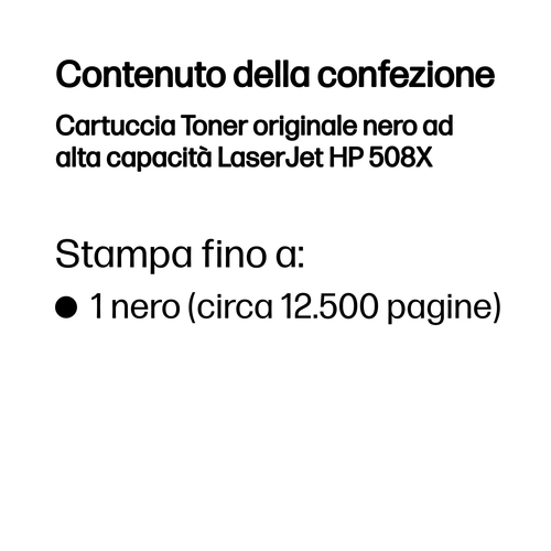 HP 508X – Toner nero originale