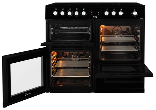 Beko KDVC100K 100cm Double Oven Range Cooker with 5 Zone Ceramic Hob – image 2