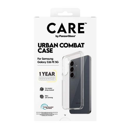 PanzerGlass CARE™ by PanzerGlass® Urban Combat Case Transparent Samsung Galaxy S26 FE 5G – image 3