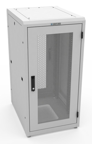 Vertiv GL480E-2432-W-SQM6P rack cabinet 24U Freestanding rack White