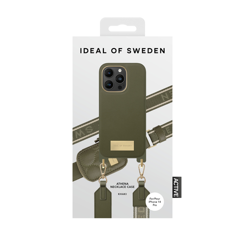 iDeal of Sweden Athena Necklace Case iPhone 14PR Khaki – image 5