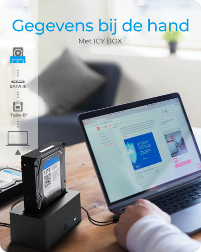 ICY BOX IB-1121-U3 dockingstation – Foto 6 van 10