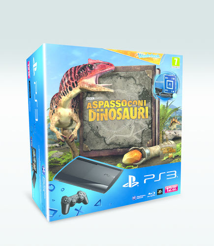 Sony Interactive Entertainment PS3 12GB + A Spasso con i Dinosauri + WB + SP Move