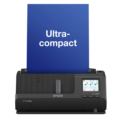 Epson ES-C380W scanner ADF + feuille à feuille - 600 x 600 DPI - A4 - Noir – Photo 3 sur 11