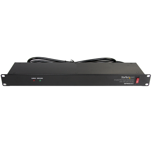 StarTech.com Rackmount PDU with 8 Outlets and Surge Protection - 1U – image 3